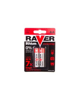 Bateria litowa LR6 / AA 1,5V RAVER EXTREME B7821 /blister 2szt./