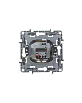 NILOE Przycisk jednobiegunowy mechanizm z pełną plakietką biały IP21 przycisk 1x 664515