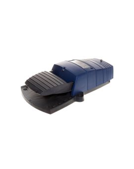 Wyłącznik nożny pojedynczy bez osłony niebieski tworzywo 1Z 1R 1 krok XPEB110