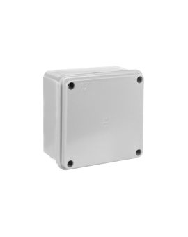 Puszka natynkowa samogasnąca gładka z pokrywą 960 stopni C seria 410A IP56 100x100x50 szara EC410C4A