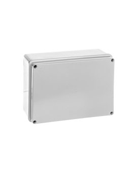 Puszka natynkowa samogasnąca gładka z pokrywą 960 stopni C seria 410A IP56 190x140x70 szara EC410C6A