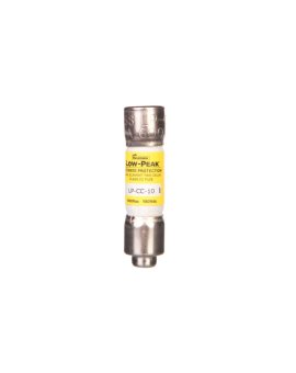 Wkładka bezpiecznikowa cylindryczna 10x38mm 10A 600V AC/150V DC, zwłoczna, klasa CC LP-CC-10