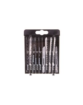 Brzeszczoty do wyrzynarki uchwyt typu T do cięcia drewna metalu tworzyw po linii prostej i po łuku 57H755 /10szt./