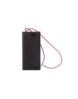 Koszyk na baterie 2x AA z przewodem i wyłącznikiem 12443