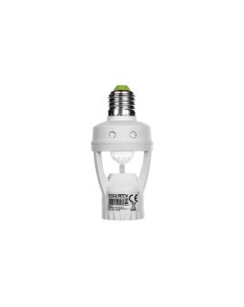 Czujnik ruchu CR-6, max. 60W, E27, AC220-240V, 50/60Hz, kąt działania 360*, zasięg 6m 2-3,5m, IP20