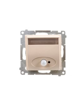 Simon 54 Oprawa oświetleniowa LED 230V z czujnikiem ruchu kremowy DOSC.01/41