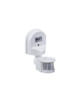 Czujnik ruchu CR-2, max 1200W, AC220-240V, 50/60Hz, kąt działania 180*, zasięg 8m 1,8-2,5m, IP44,