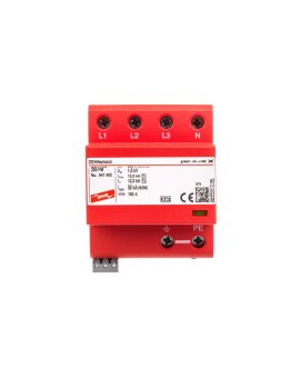 Ogranicznik przepięć Typ T1+T2 4P 12, 5kA/50kA 1, 5kV DEHNshield TNS 255 FM 941405