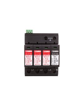Ogranicznik przepięć Typ T1+T2 4P 12, 5kA 1, 2kV 335V VAL-MS-T1/T2 335/12.5/3+1-FM 2800183