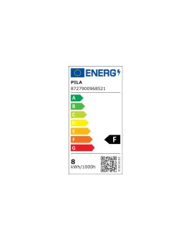Żarówka LED PILA 8W zamiennik 60W 806lm 2700K LED 60W A60 E27 WW FR ND 1CT/6 Plastik matowy 2 lata gwar