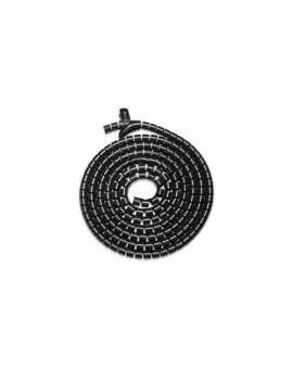 Maskownica organizer do okablowania kręgosłup regulowana elastyczna 5m czarna DA-90508