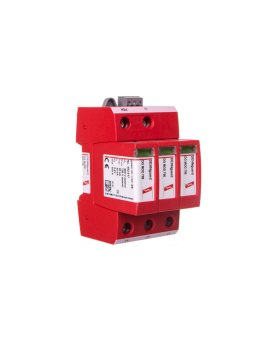 Ogranicznik przepięć Typ T2 3P 15kA 3kV ( napiecięcie znamionowe warystora Umov = 750V AC, do IT 500) DEHNguard M WE 600 FM 95