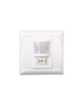 Czujnik ruchu 300W 120st. MERGE JQ-L podtynkowy IP20 biały 07690