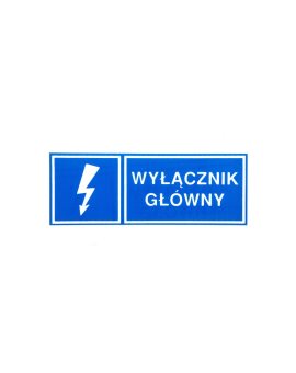 Tabliczka /znak informacyjny/ TZI 37x105S WYL.GL. E04TZ-01041210200 /10szt./