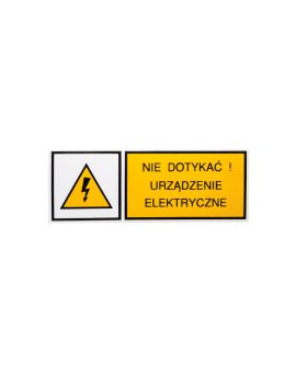 Tabliczka /znak ostrzegawczy/ TZO 52X148S N.D.U.E. E04TZ-01011220100 /10szt./
