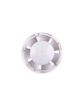 Wentylator kanałowy fi 100 230V 14W 106m3/h 37dB biały z kołnierzem EURO 100VKO