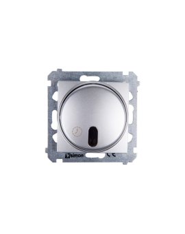 Simon 54 Łącznik z opóźnieniem wyłaczenia i przekaźnikiem srebrny mat DWC10P.01/43