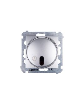 Simon 54 Łącznik z opóźnieniem wyłaczenia srebrny mat DWC10T.01/43