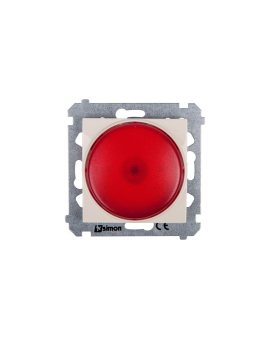 Simon 54 Sygnalizator świetlny LED czerwone światło kremowy DSS2.01/41