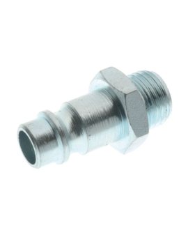 Adapter gwintowany prosty gwint – rura RS PRO 1/4 in Male rodzaj Męski Gwintowany, rura Mosiądz niklowany 1/4in