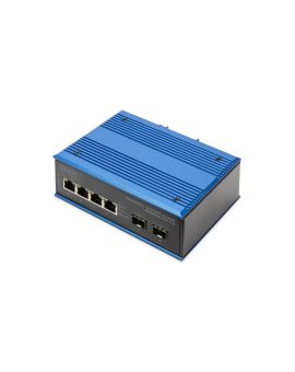 Przemysłowy switch 4+2 -Port Gigabit Ethernet Switch4 Port GE RJ 54, 2 GE SFP Port DN-651148