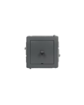 DECO Łącznik jednobiegunowy w stylu amerykańskim grafitowy mat 28DWPUS-1