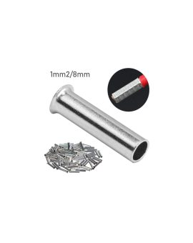 Trytyt Końcówka tulejkowa nieizolowana DUN-1,0-8 100szt