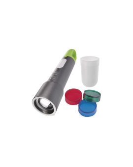 Latarka metalowa LED 600 lm, ładowalna P3118