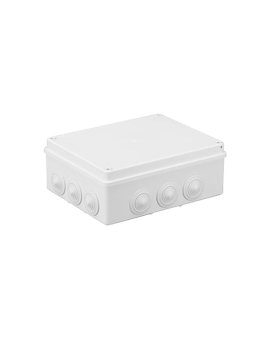 Puszka hermetyczna S-BOX 240x190x90, 12 dławików, biała, IP65 /S-BOX 506B/