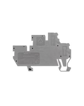 Dwupiętrowa złączka bazowa X-COM 1-przewodowa / 1-pinowa L/L szara 870-101