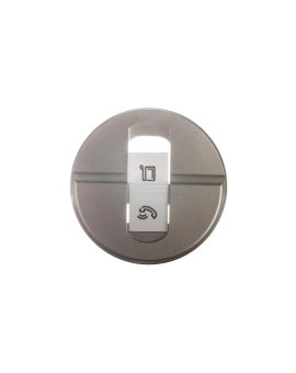 CELIANE Plakietka gniazda pojedynczego RJ45 tytan 068551