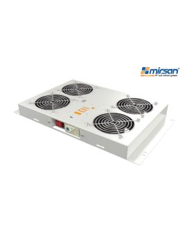 MIRSAN Wentylator z termostatem cyfrowym ( 4x wentylator ) czarny ( seria GTN/GTV/GTS )