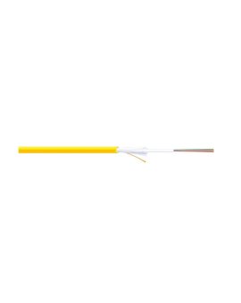 Kabel światłowodowy uniwersalny 8 włókien SM 9/125 OS2 G652D 1500N LS0H Dca żółty DK-B3908-SC-Y /bębnowy/