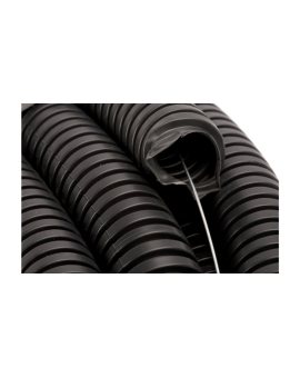 Rura karbowana z pilotem 25mm czarna 750N FMPF25 FEPCT25 /50m/