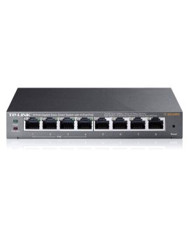 Switch 8x RJ45 1000Mb/s, 4x PoE, 55W, Desktop, Zarządzalny TP-Link TL-SG108PE
