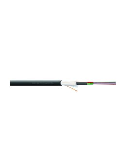 Kabel światłowodowy uniwersalny 24 włókna (2x12) SM 9/125 G652D 1500N LS0H Dca czarny DK-39242-U /bębnowy/