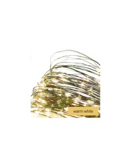 Lampki choinkowe XMAS nano TIMER 2,4W 75LED 7,5m IP44 ciepły biały D3AW04