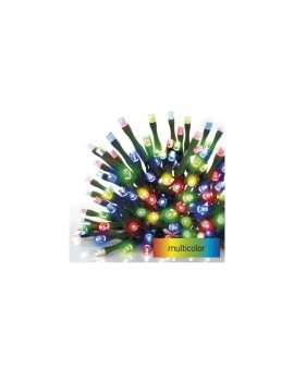 Lampki choinkowe Classic 50 LED 2,5m multikolor, zielony przewód, IP20