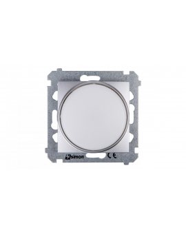 Simon 54 Sygnalizator świetlny LED białe światło srebrny mat DSS1.01/43