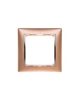 VALENA Ramka pojedyncza uniwersalna złoty mat/złoto 770301