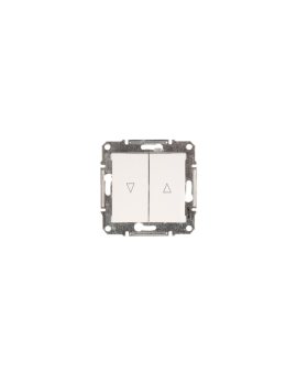 Sedna Przycisk żaluzjowy 2-biegunowy z blokadą elektryczną 10A biały SDN1300121