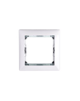 VALENA Ramka pojedyncza pozioma biała crystal 774461