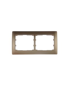 SISTENA LIFE Ramka podwójna pozioma titan 771402