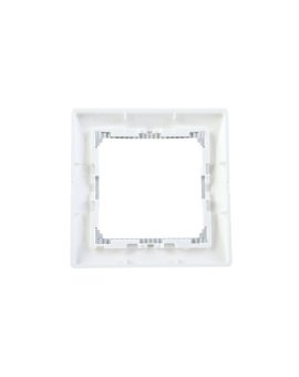 VALENA Ramka pojedyncza pozioma biała/srebro 770491