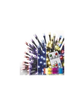 Lampki choinkowe Classic 120 LED 12m, RGB, 72 programy, pilot, IP44, timer D4AA03