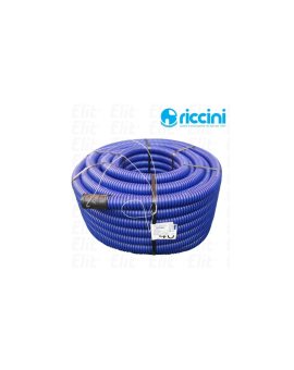 Rura karbowana dwuścienna HDPE 450N niebieska UV z pilotem i złączką fi 160/138 (25 m)