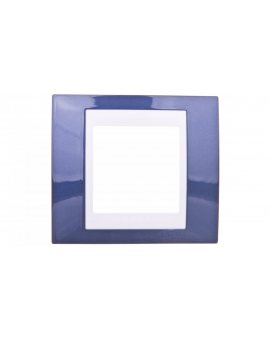 Unica Plus Ramka pojedyncza błękit indygo pozioma i pionowa MGU6.002.842
