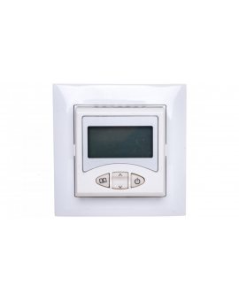 Sentia Regulator temperatury z wyświetlaczem LCD i sensorem 5-55st biały 1465-00