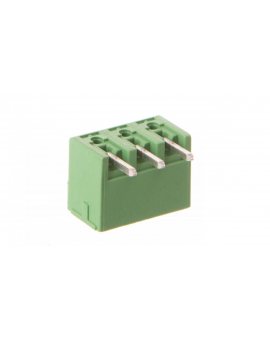 Gniazdo pinowe do płytek drukowanych 3P 160V 8A raster 3,8mm zielone MC 1,5/ 3-G-3,81 1803280 /250szt./