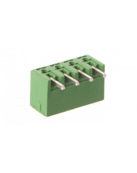 Gniazdo pinowe do płytek drukowanych 4P 160V 8A raster 3,8mm zielone MC 1,5/ 4-G-3,81 1803293 /250szt./